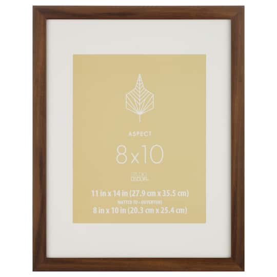 Aspect Rustic Narrow Frame With Mat by Studio Décor